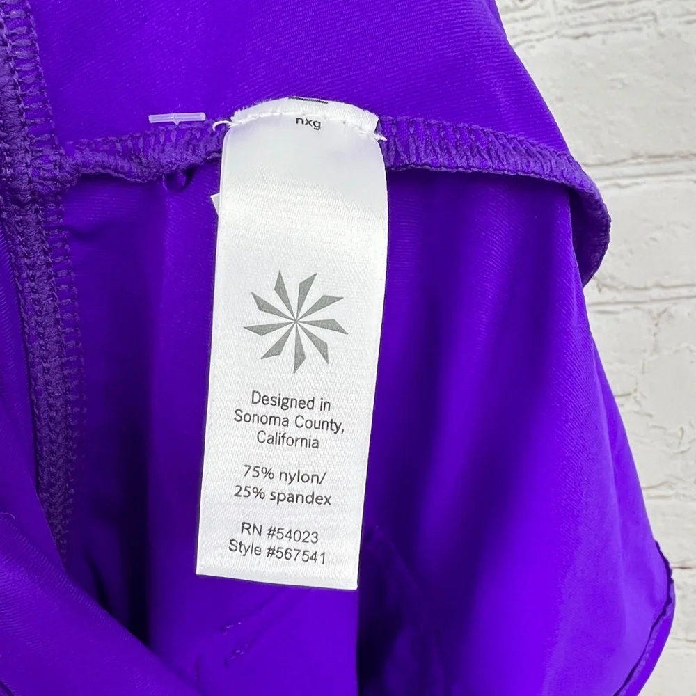 ↪️Relisted!NWT |•ATHLETA•| Purple 'Fun In The Sunepas' Drawstring Skirt Small - Picture 9 of 14